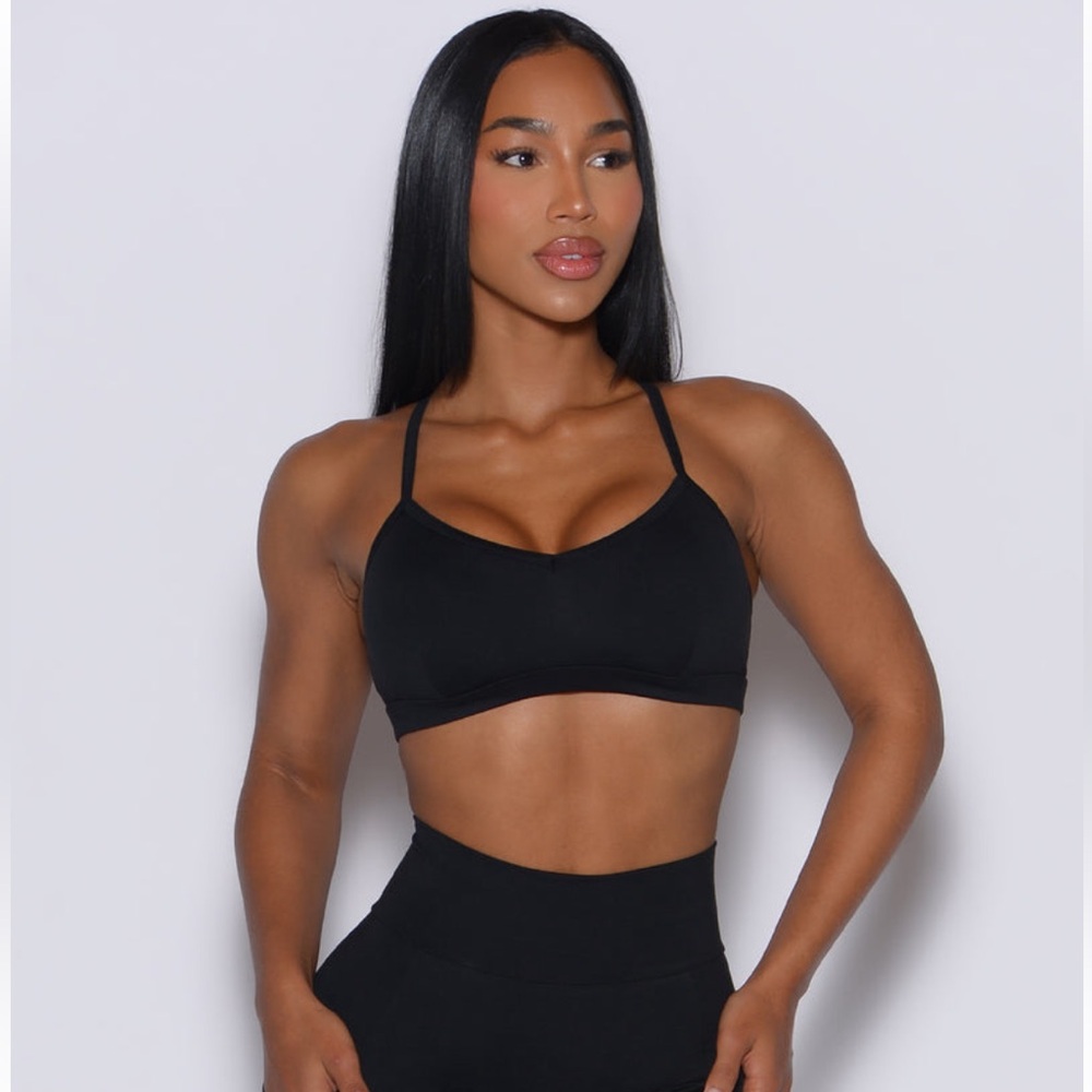 Black Women's Sports Bra Size Small